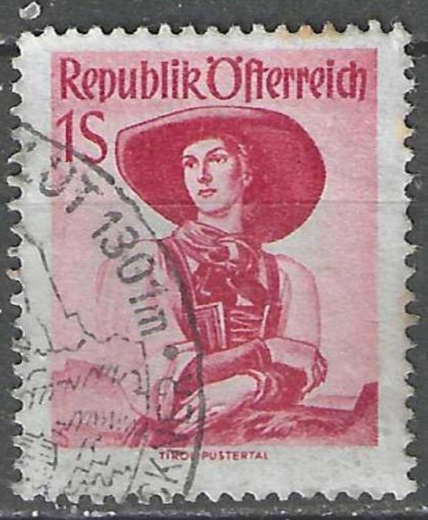 Oostenrijk 1948/1950 - Yvert 750A - Klederdrachten (ST), Verzenden, Gestempeld
