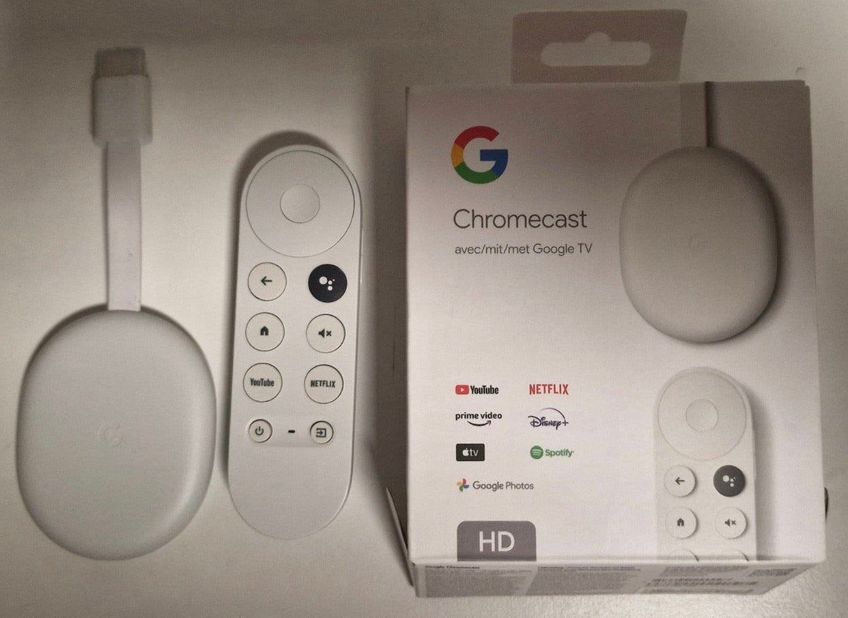 Google Chromecast avec Google TV (HD) - Blanc, TV, Hi-fi & Vidéo, Envoi, Utilisé