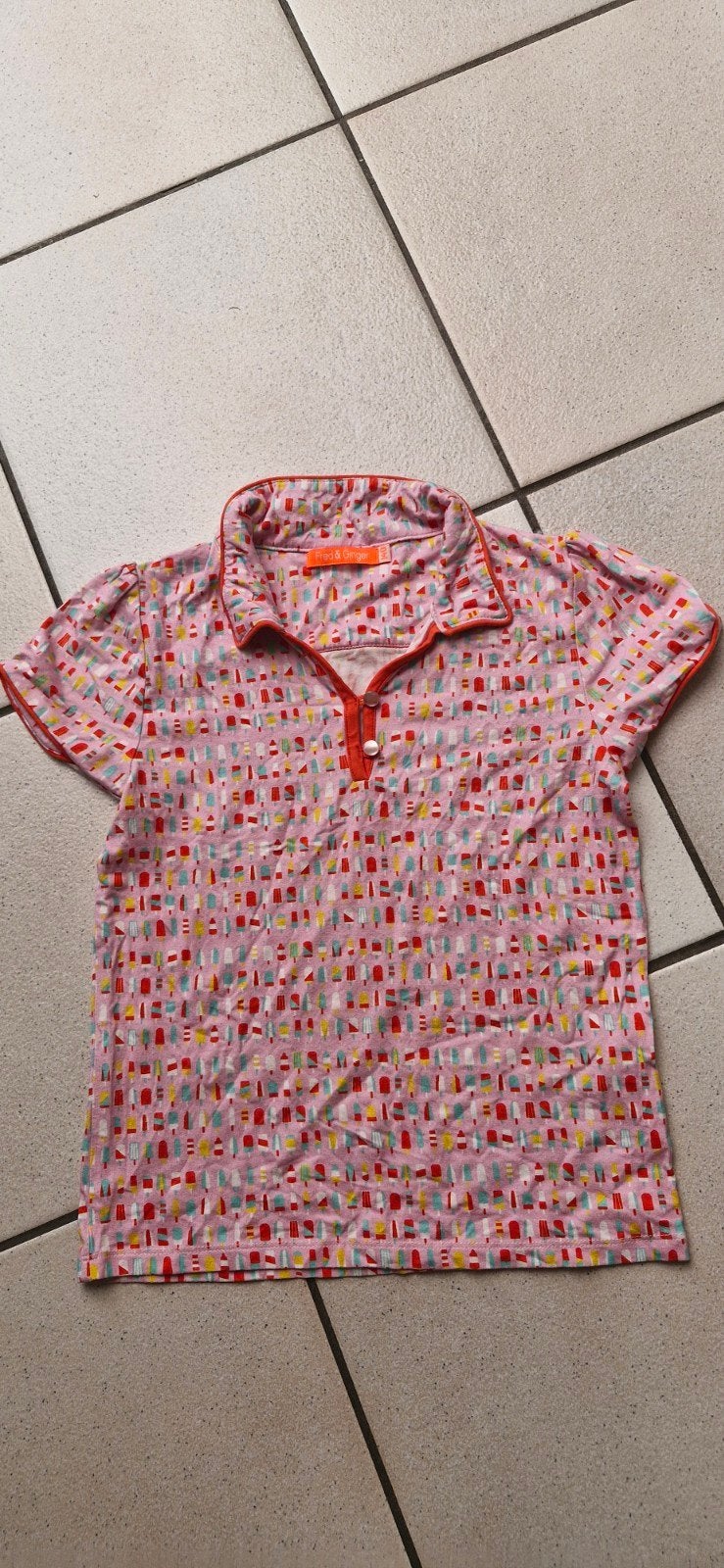 t shirt fred en ginger maat 140, Kinderen en Baby's, Ophalen of Verzenden