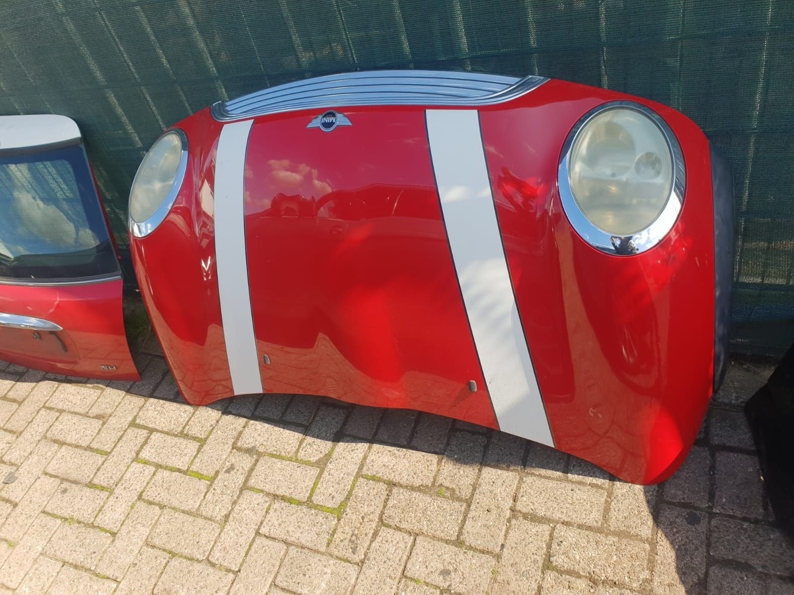 MINI COOPER MOTORKAP +,KOPLAMPEN  BJ 2002, Gebruikt, -, -, Ophalen of Verzenden