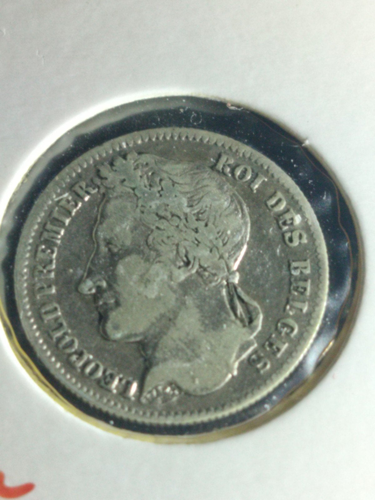 1/4 FR 1843 Leopold 1, Postzegels en Munten, Munten | België, Ophalen of Verzenden