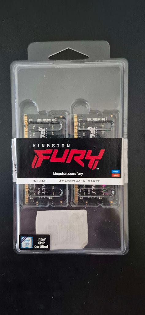 Kingston Fury Impact DDR4 SO-DIMM 16 GB (2  8 GB) 3200, Computers en Software, RAM geheugen, Nieuw, Laptop, 16 GB, DDR4, Ophalen