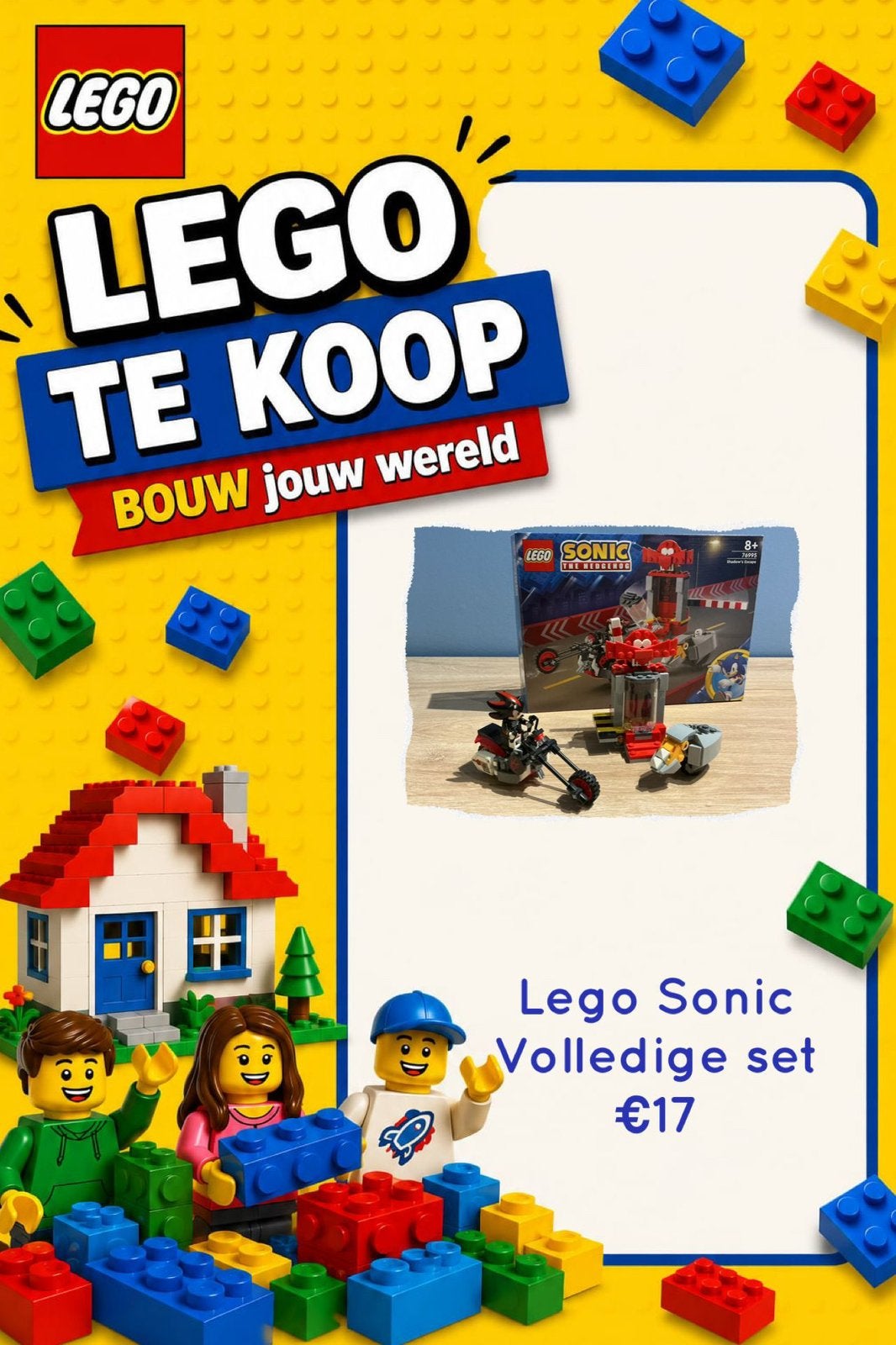 76995 lego sonic, Ophalen of Verzenden, Zo goed als nieuw, Lego