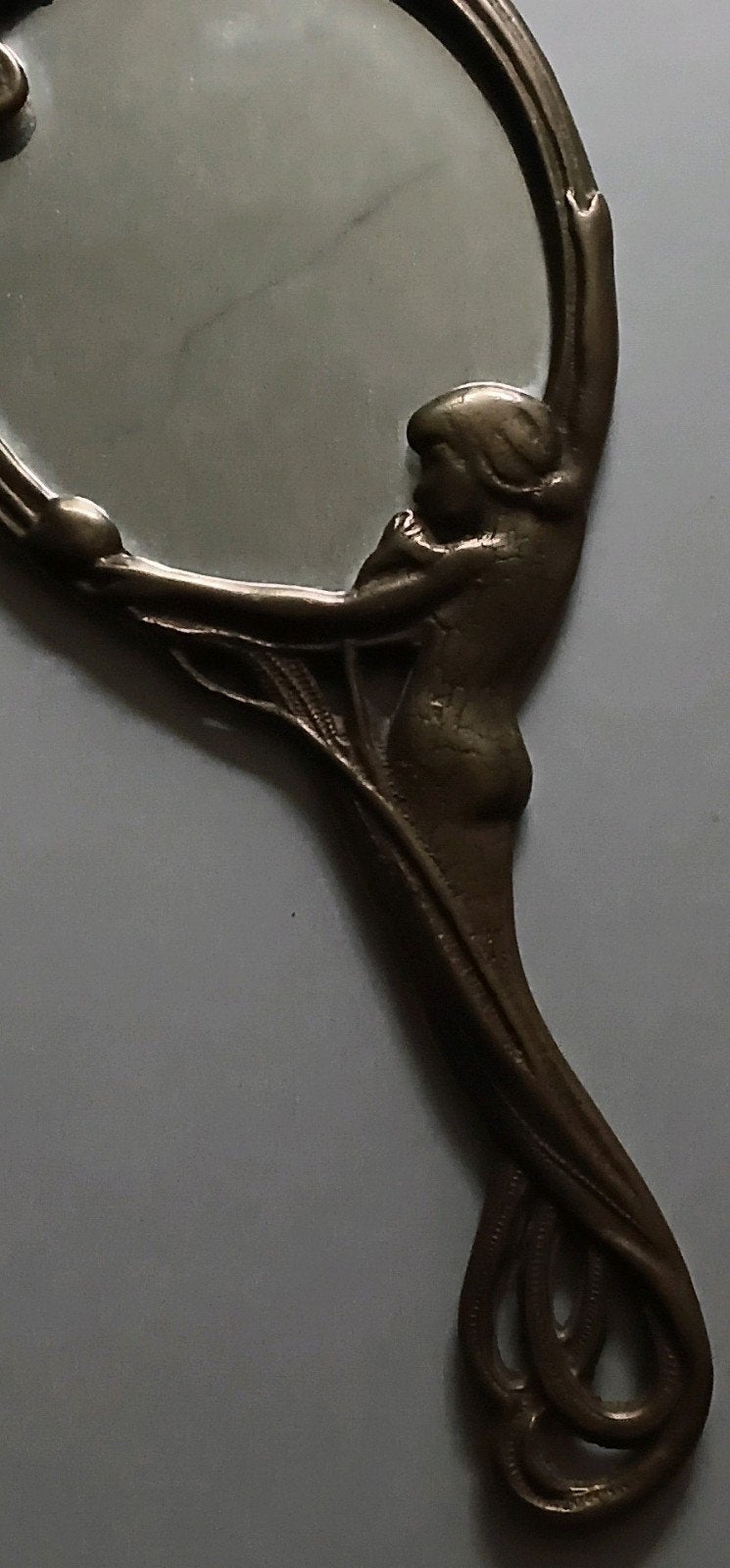 Miroir et bronze          objet brocante, Enlèvement ou Envoi