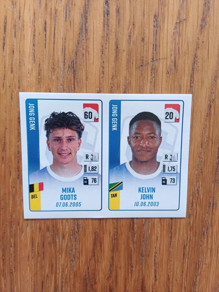 Panini Mika Godts Jong Genk big talent, Verzenden