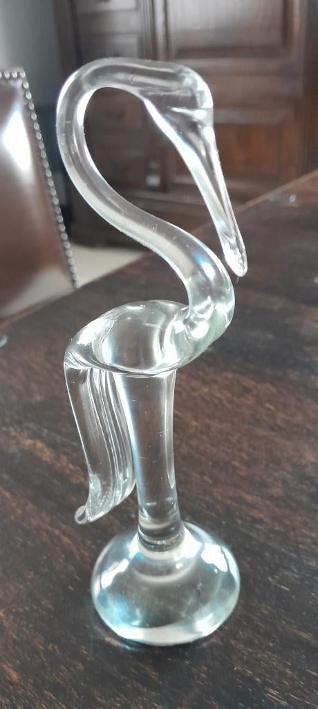 Pelikaan kristal beeldje, Verzamelen, Ophalen, Kristal