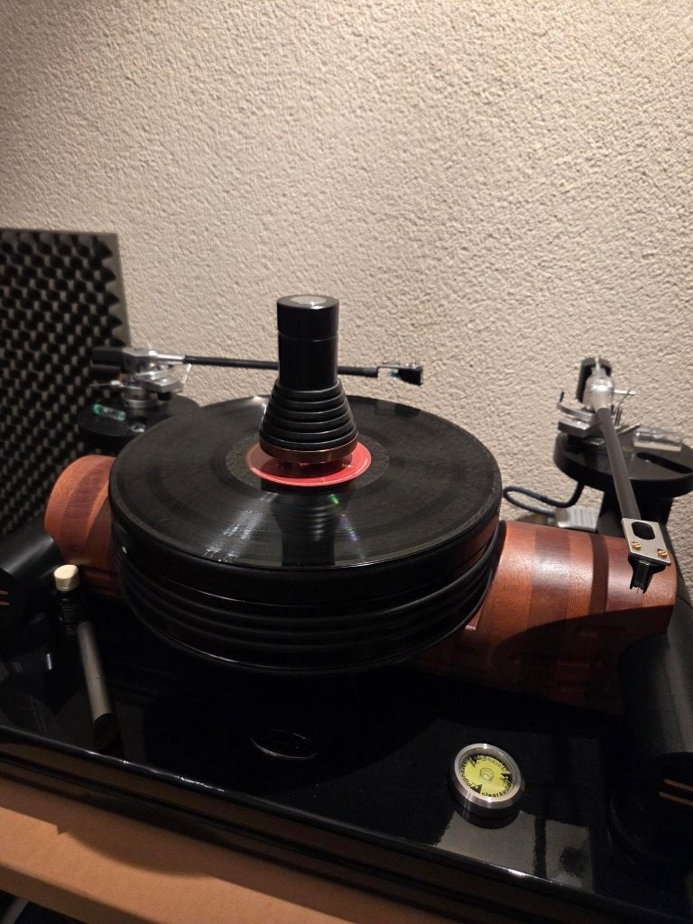 Een prachtcreatie van Pluto Audio - De Clamp, Ophalen, Zo goed als nieuw, Platenspeler-onderdeel, Overige merken