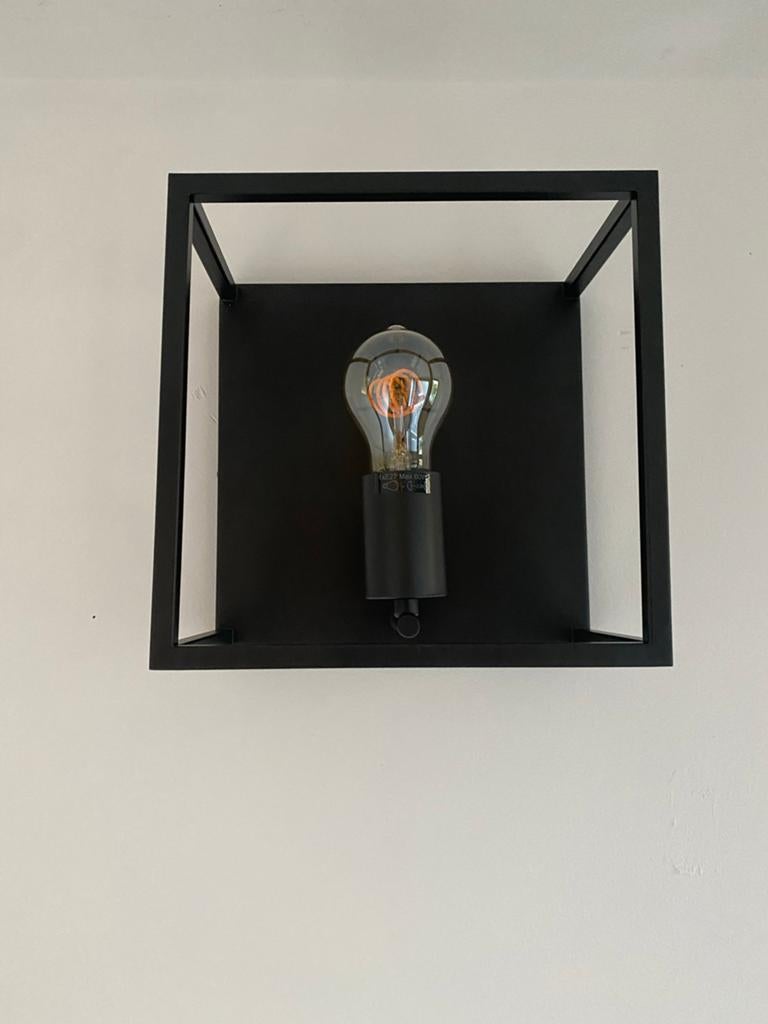 Wandlamp zwart, Huis en Inrichting, Ophalen, Zo goed als nieuw