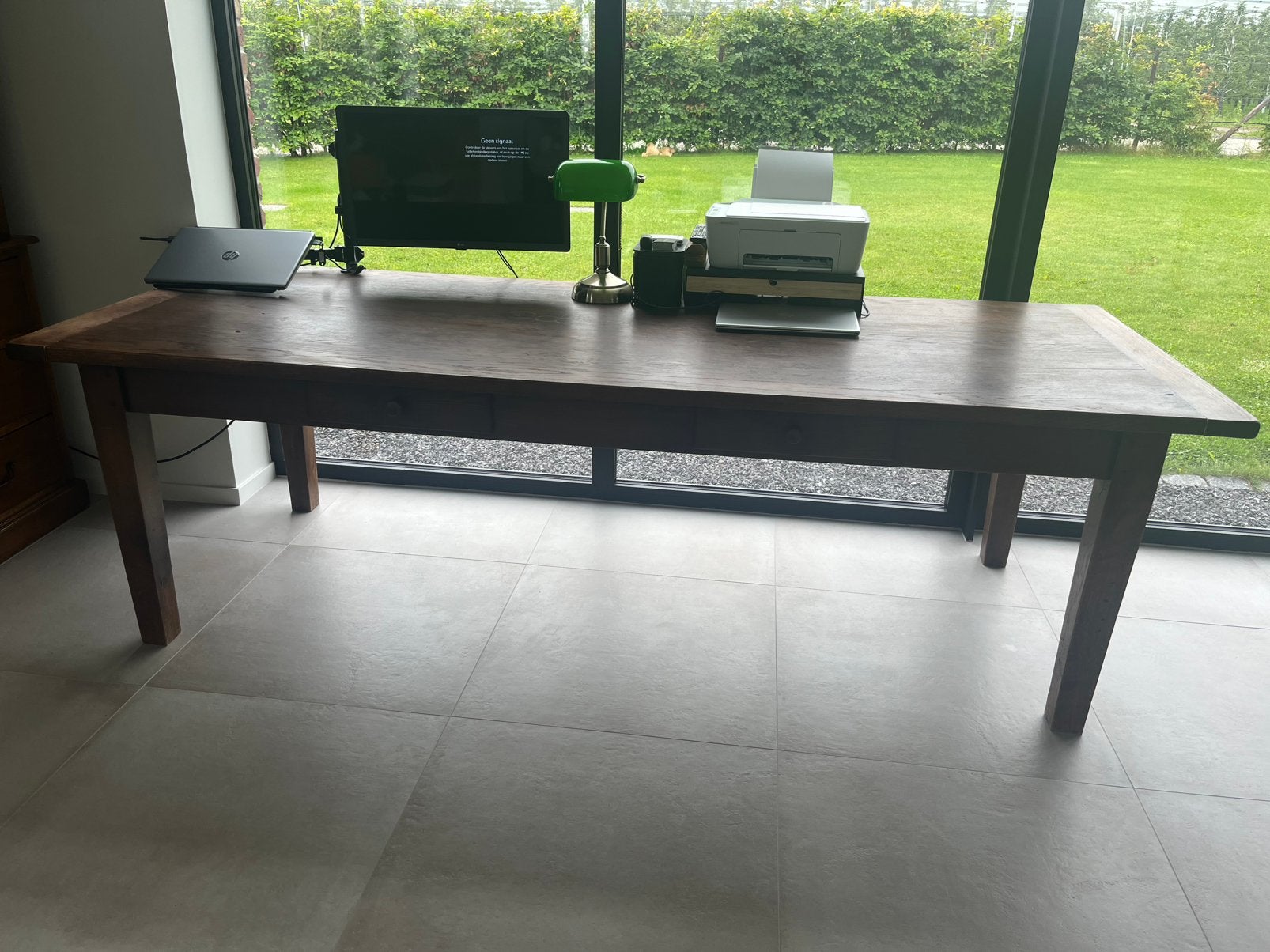 Table de ferme en bois, Enlèvement, Utilisé