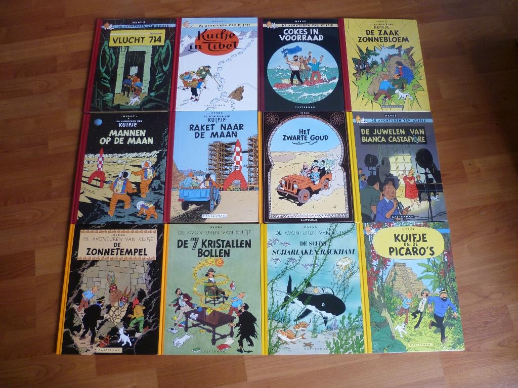 KUIFJE COMPLETE SERIE FACSIMILE UITGAVEN 1996-2008 1E DRUK, Complete serie of reeks, Ophalen of Verzenden, Zo goed als nieuw, Herge