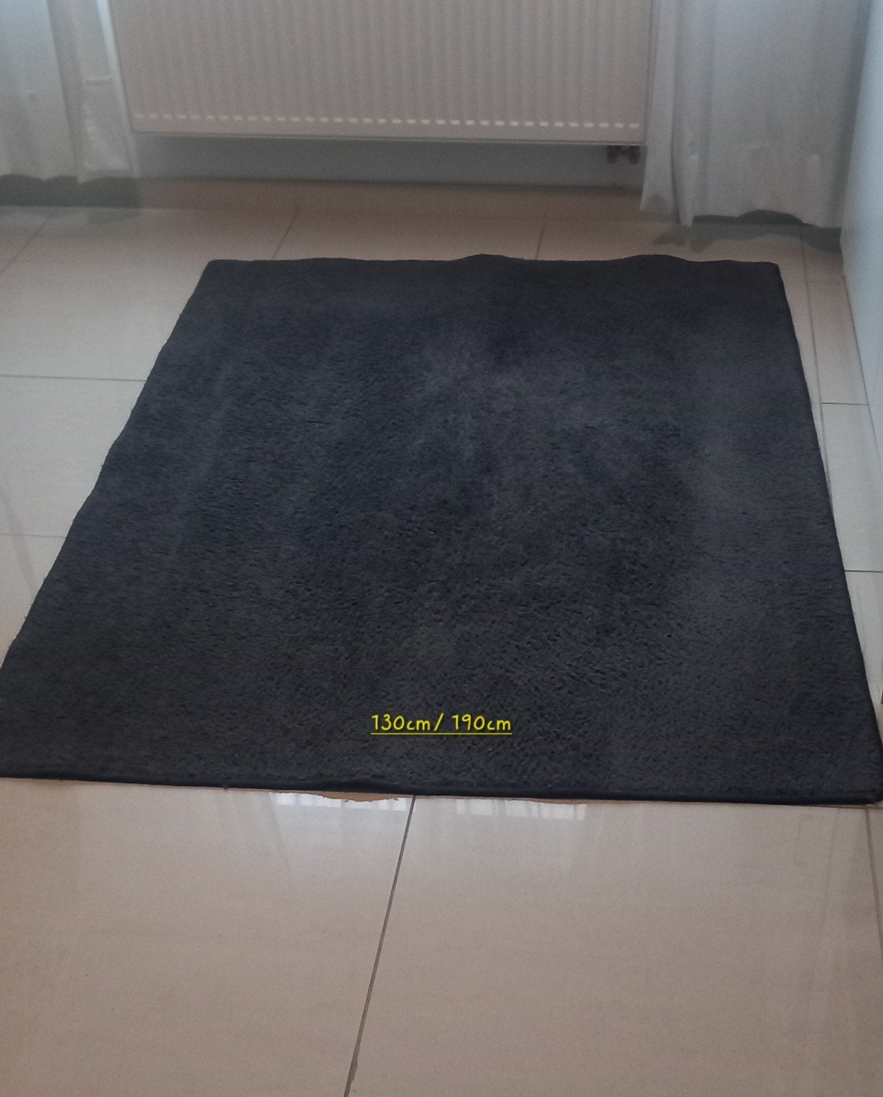 Tapis gris   130/190 cm, Bricolage & Construction, Enlèvement