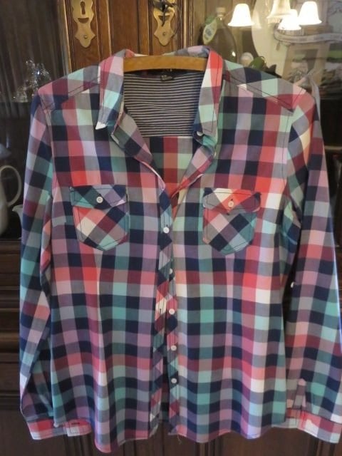chemise à carreaux pour femme, taille M, Enlèvement ou Envoi, Comme neuf, Taille 38/40 (M), Multicolore