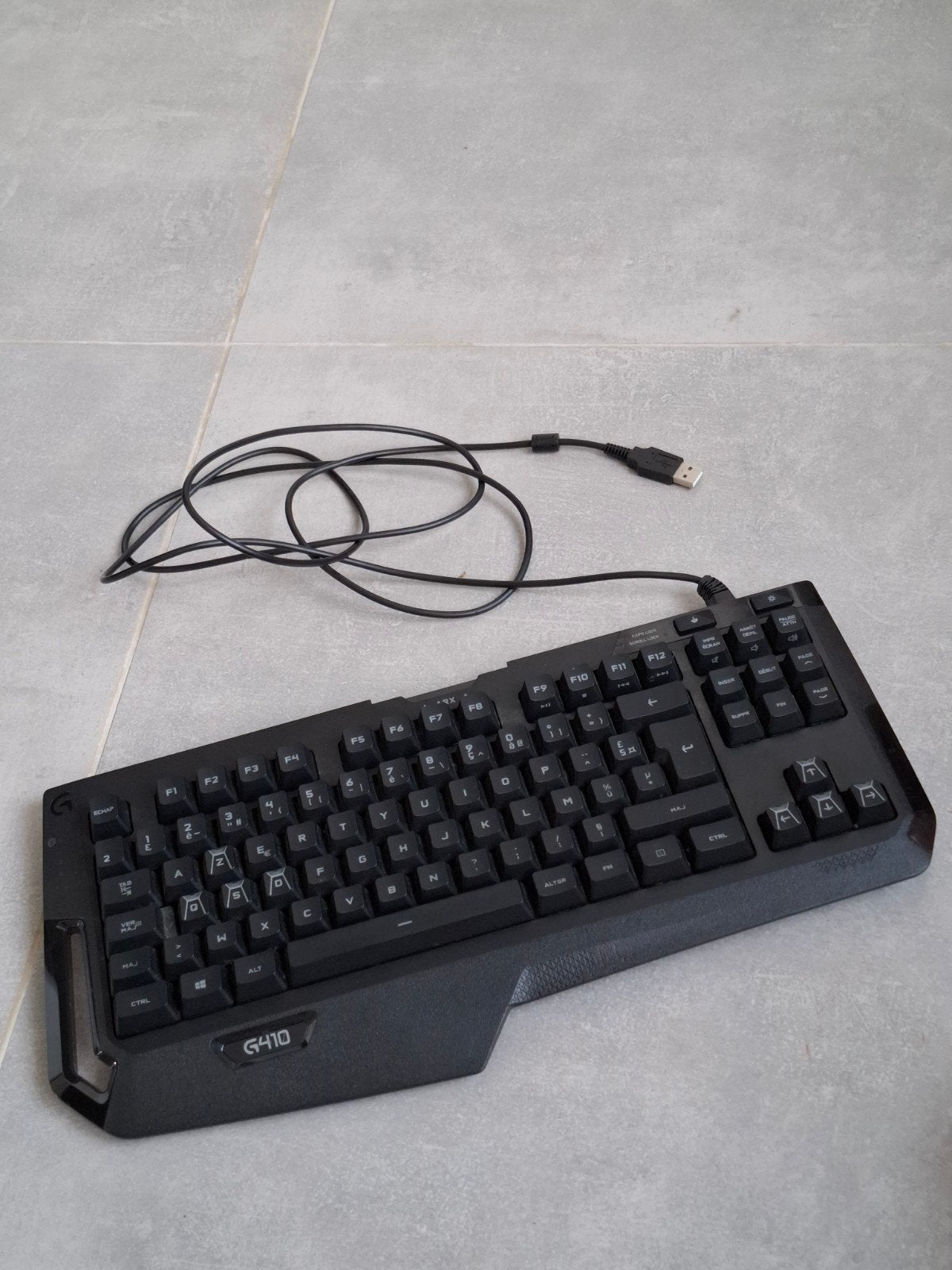 Mechanisch gaming toetsenbord Logitech met RGB, Ophalen, Azerty, Gaming toetsenbord