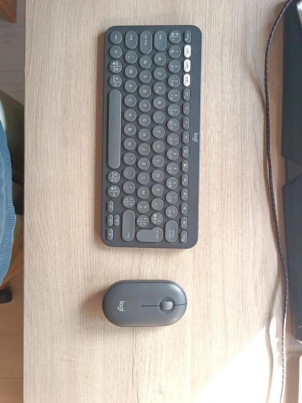 Clavier & Souris Logitech (Pebble keys 2 k380s), Logitech G, Enlèvement ou Envoi, Azerty, Comme neuf