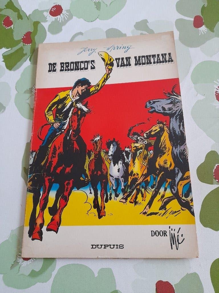 Jerry Spring "De bronco's van Montana "eerste druk 1965, Enlèvement ou Envoi, Comme neuf