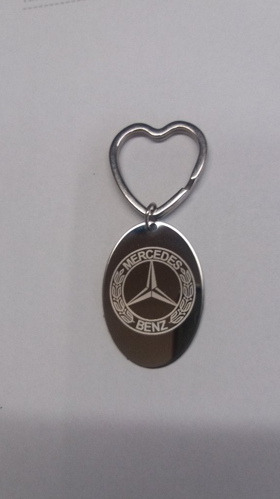 Stalen sleutelhanger: MERCEDES, Ophalen of Verzenden, Nieuw, Merk