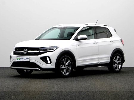 Volkswagen T-Cross R-LINE 1.0 TSI 115 PK DSG AUTOMAAT, Autos, Commande vocale, Blanc, Essence, https://public.car-pass.be/vhr/8729145a-9f0e-4ccf-99a5-957e94e5cdf9