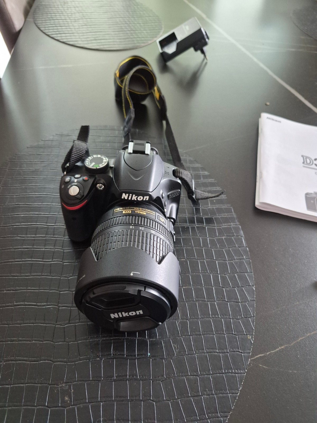 nikon D 3200 spiegelreflex camera - AF- S DX nikkor 18- 105, Enlèvement, Nikon