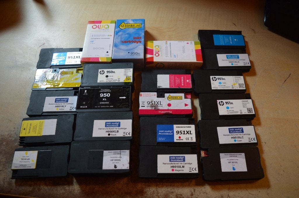 Hp 950 en 951 XL nieuwe en gebruikte cartridges, Enlèvement ou Envoi, Utilisé, Cartridge, HP