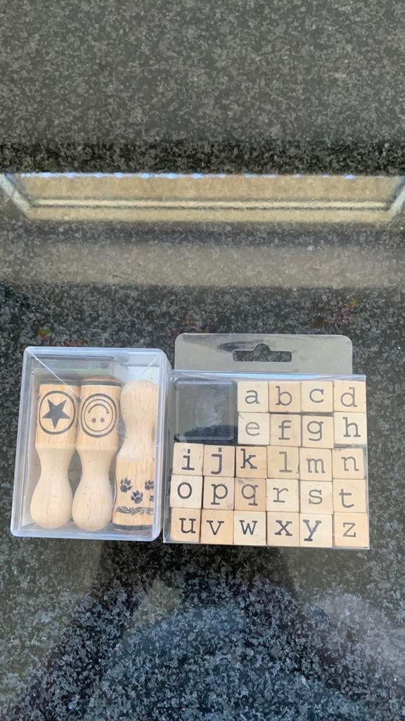 Kinder knutsel stempels, Hobby en Vrije tijd, Stempelen, Ophalen, Gebruikt