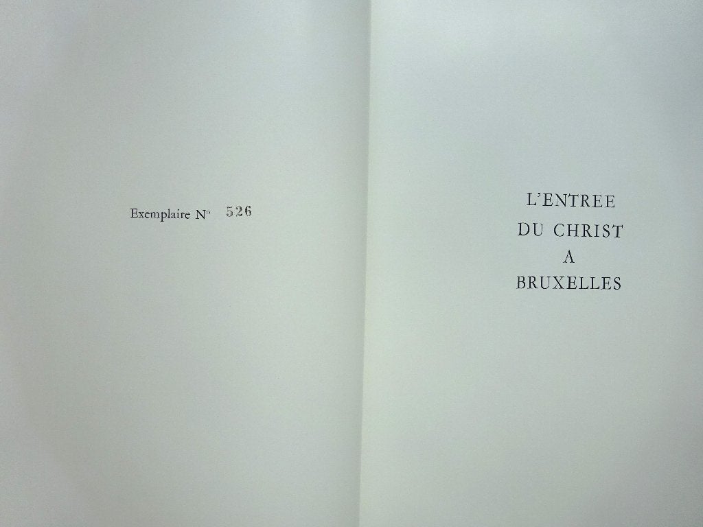 Ensor : L'entrée du Christ à Bruxelles, 1957, Boeken, Gelezen, Walter Vanbeselaere, Ophalen of Verzenden, Schilder- en Tekenkunst