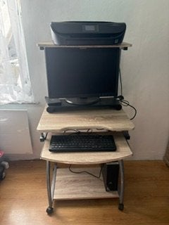 Meuble bureau informatique – Très bon état, Enlèvement, Comme neuf, Bureau d'ordinateur