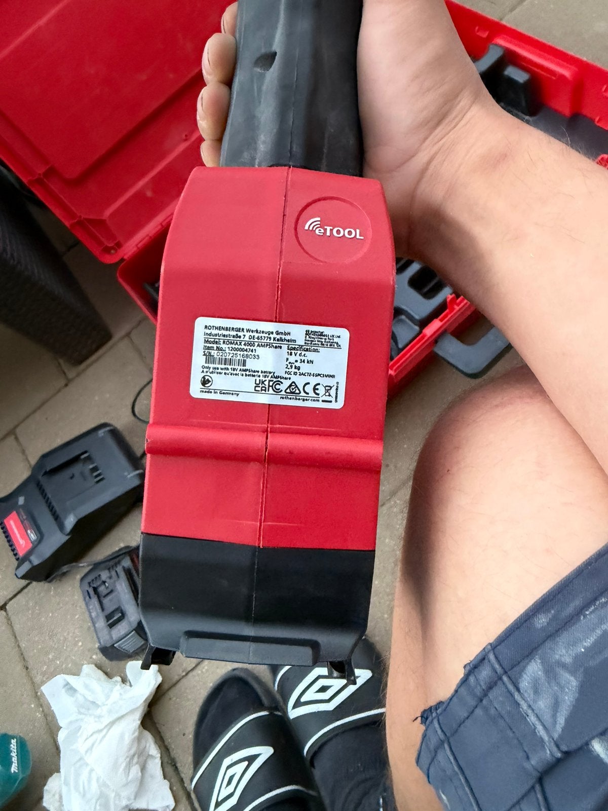 Persmachine rothenberger romax 4000 MET GARANTIE!, Ophalen, Zo goed als nieuw