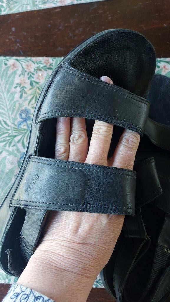 Sandalen heren Geox, Kleding | Heren, Schoenen, Ophalen, Zwart, Sandalen