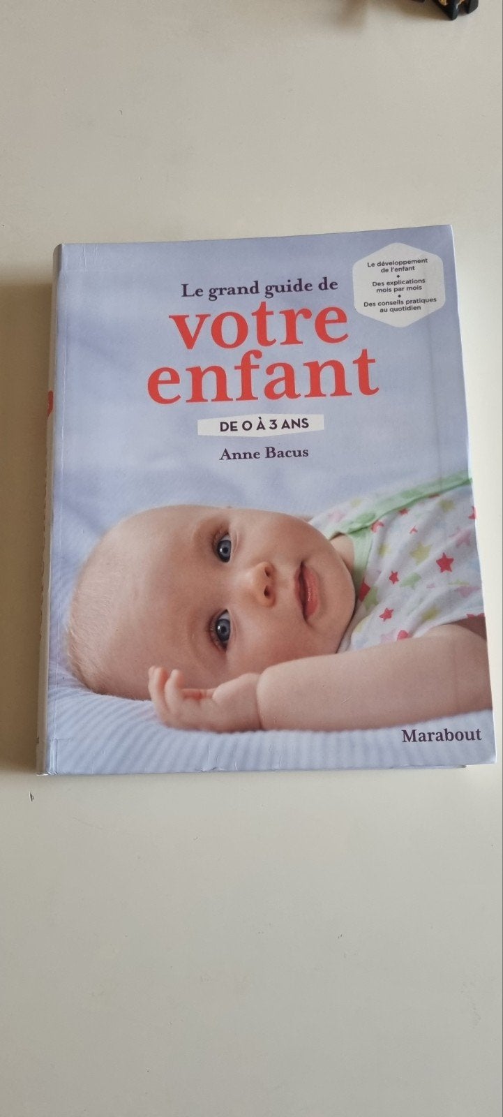 Livre "Le grand guide de votre enfant de 0 à 3 ans" - Anne B, Livres, Grossesse & Éducation, Enlèvement, Utilisé, Éducation jusqu'à 6 ans