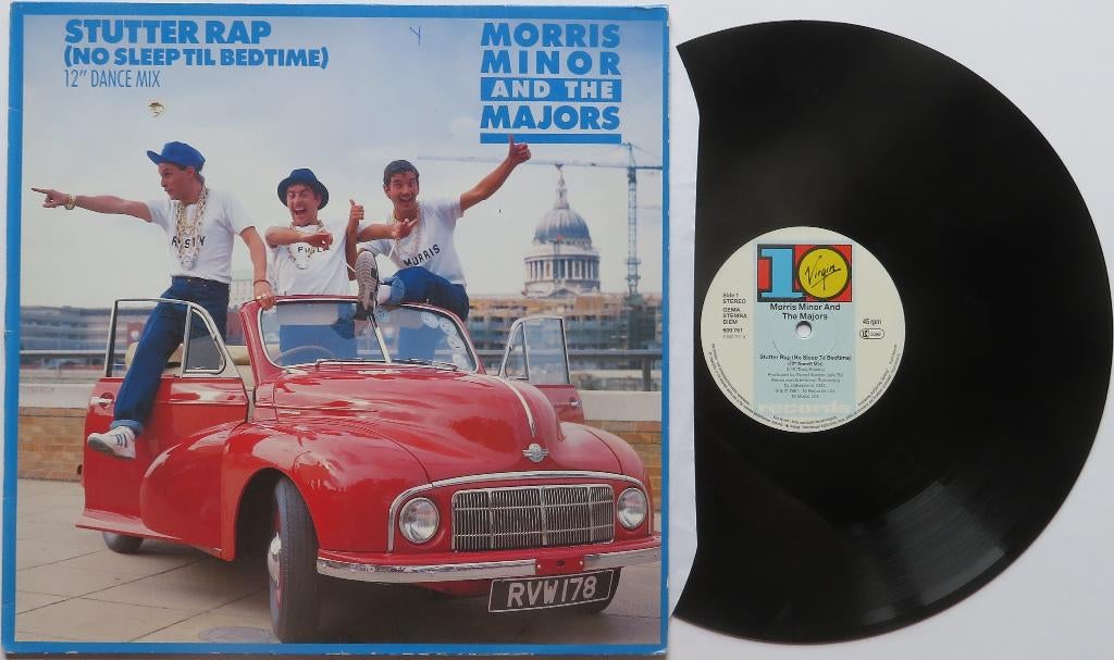 Morris Minor and the Majors - Stutter rap. Maxi, Ophalen of Verzenden, 1985 tot 2000, Gebruikt, 12 inch