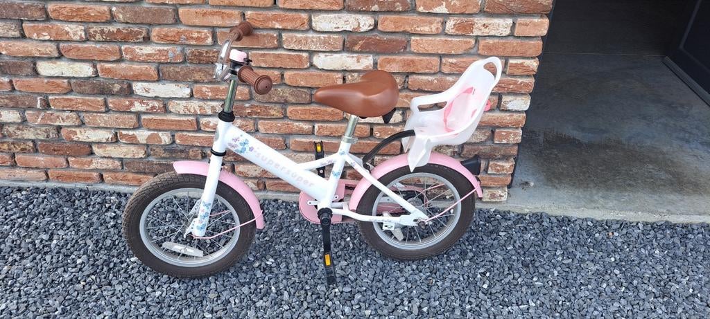 Meisjes fiets 14 inch, Enlèvement, Utilisé, 14 pouces ou moins