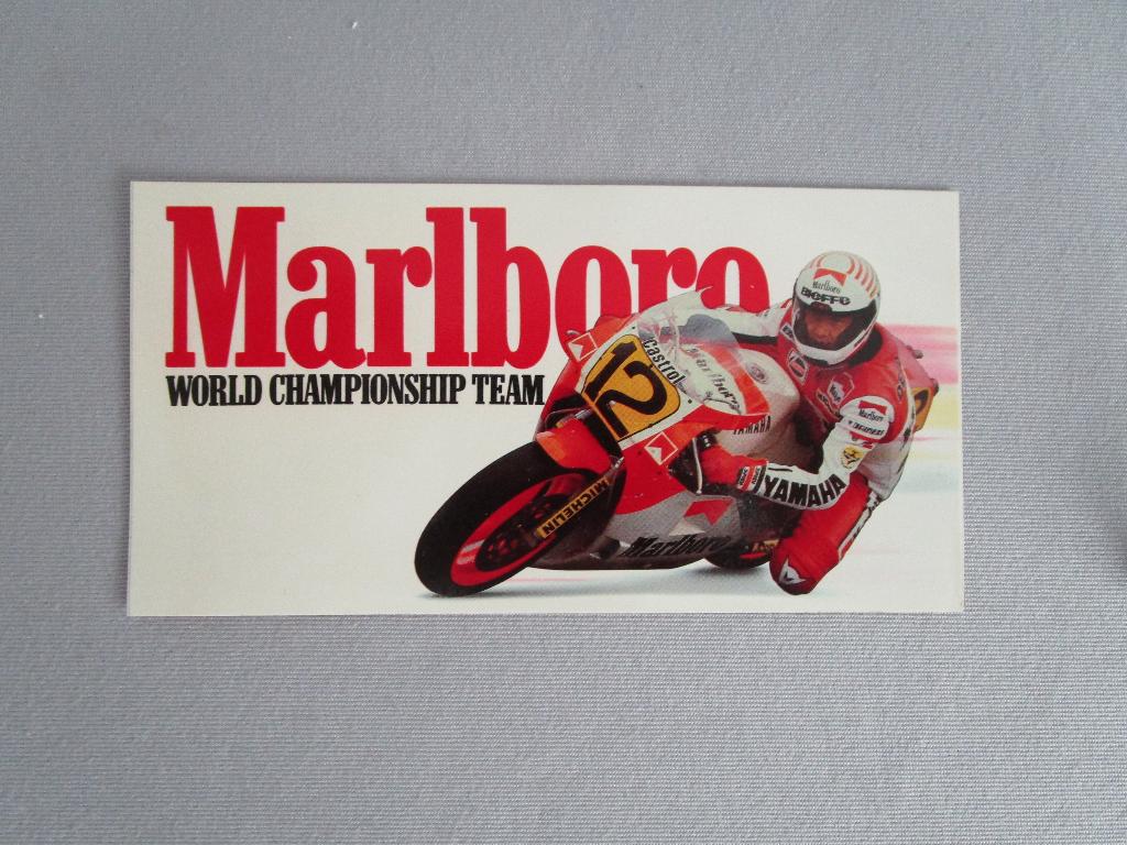sticker moto GP500, marlboro, Verzamelen, Ophalen, Zo goed als nieuw, Auto of Motor