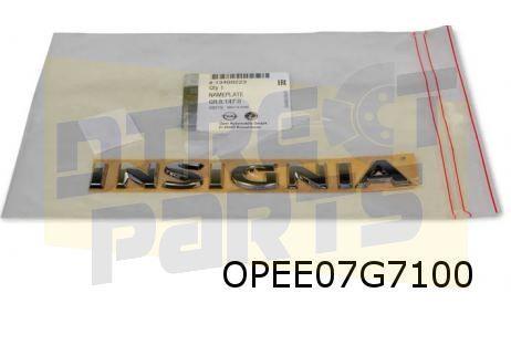Opel Insignia B (6/17-) embleem tekst "insignia" achterzijde, -, Verzenden, -, Opel