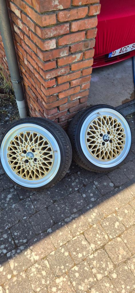 2x Replica bbs e50 4x100 17" 8j, Auto-onderdelen, Banden en Velgen, Ophalen