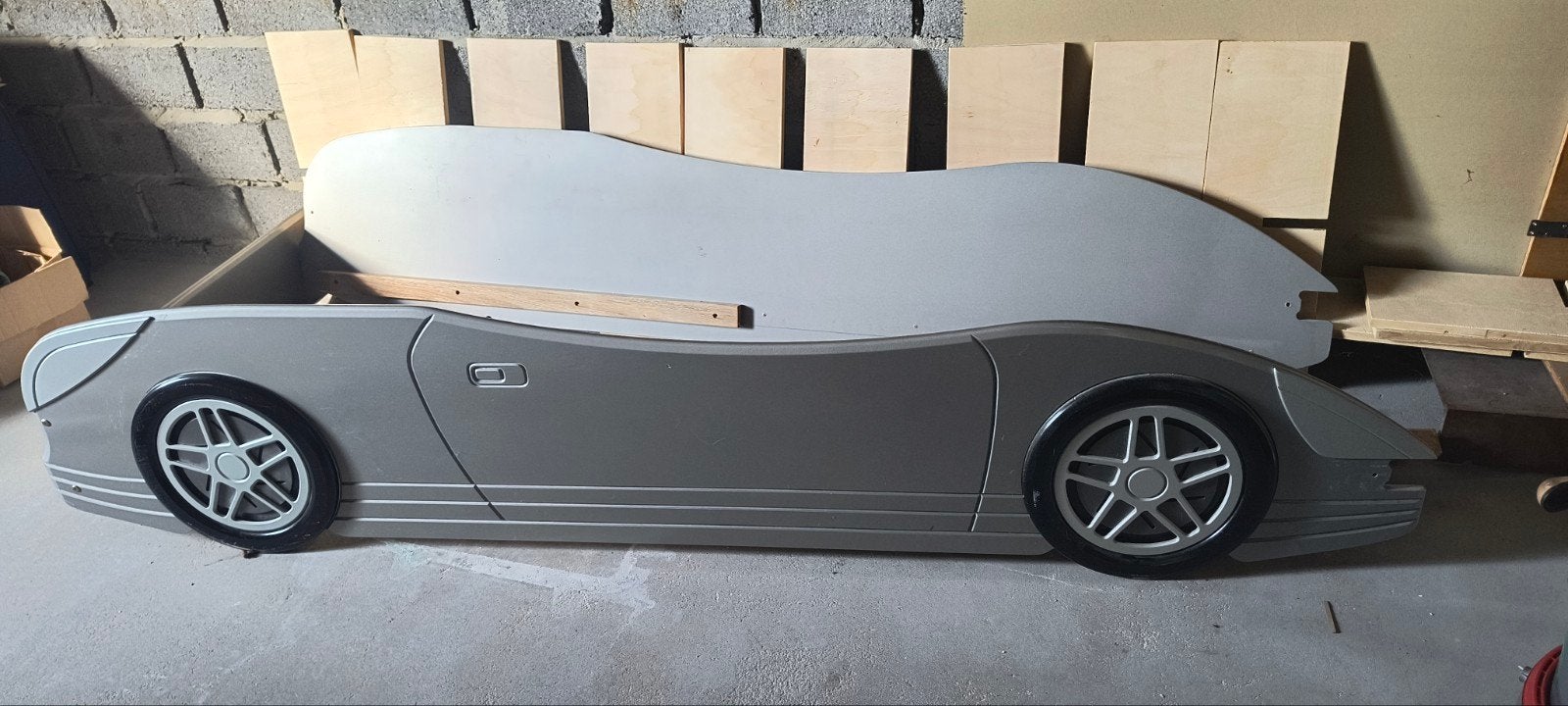 Autobed voor kind, Kinderen en Baby's, 85 tot 100 cm, Gebruikt, 180 cm of meer, Ophalen