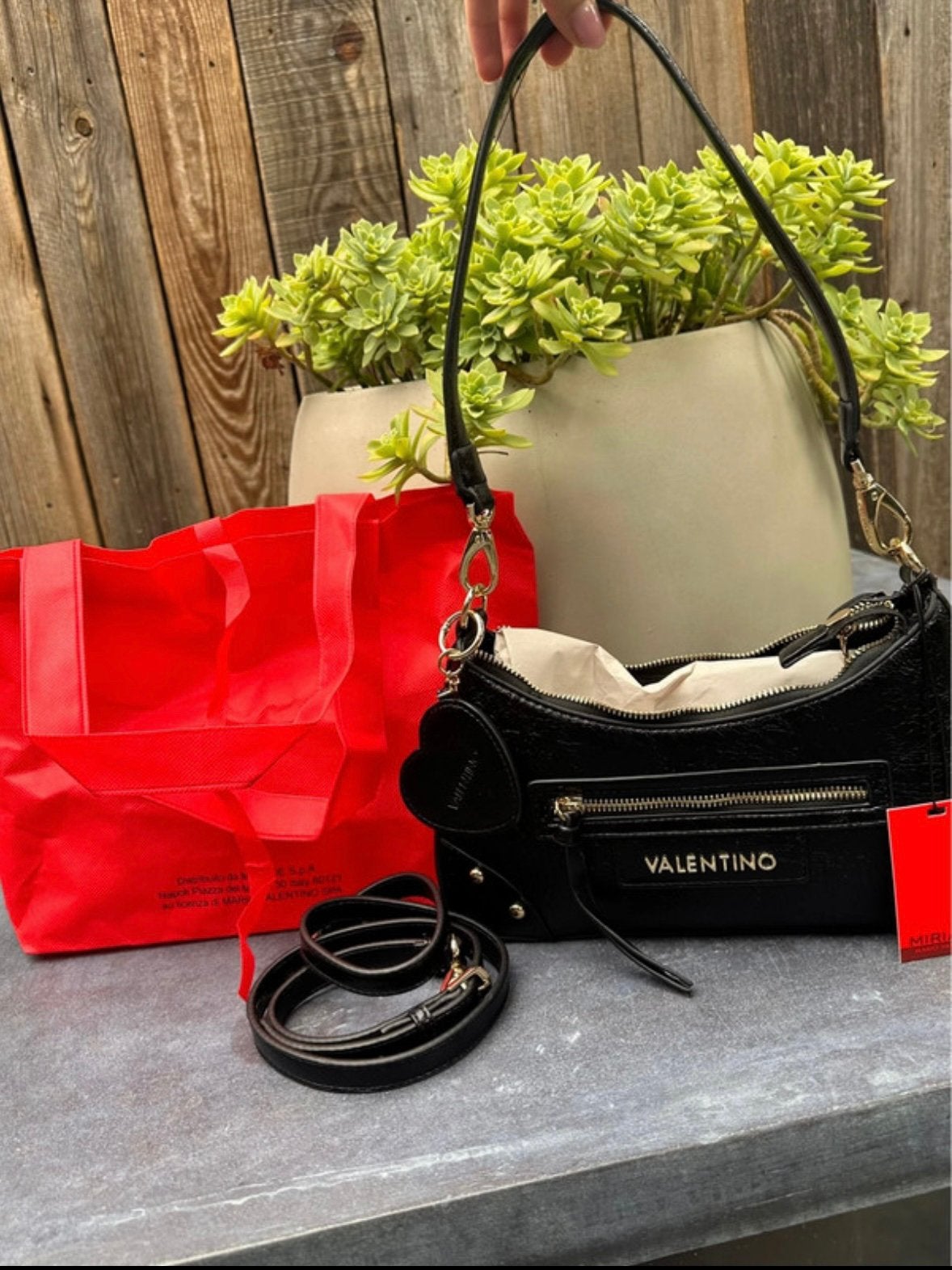 Valentino Bags Mirade zwarte tas nieuw met tag, Handtassen en Accessoires, Tassen | Damestassen, Ophalen of Verzenden, Nieuw, Zwart