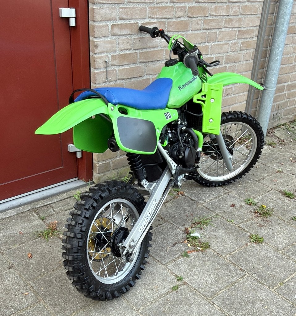 KAWASAKI KX80-F3 UIT 1985 "GERESTAUREERD", Vélos & Vélomoteurs, Autres marques, 80 cm³, 6 vitesses, Enlèvement
