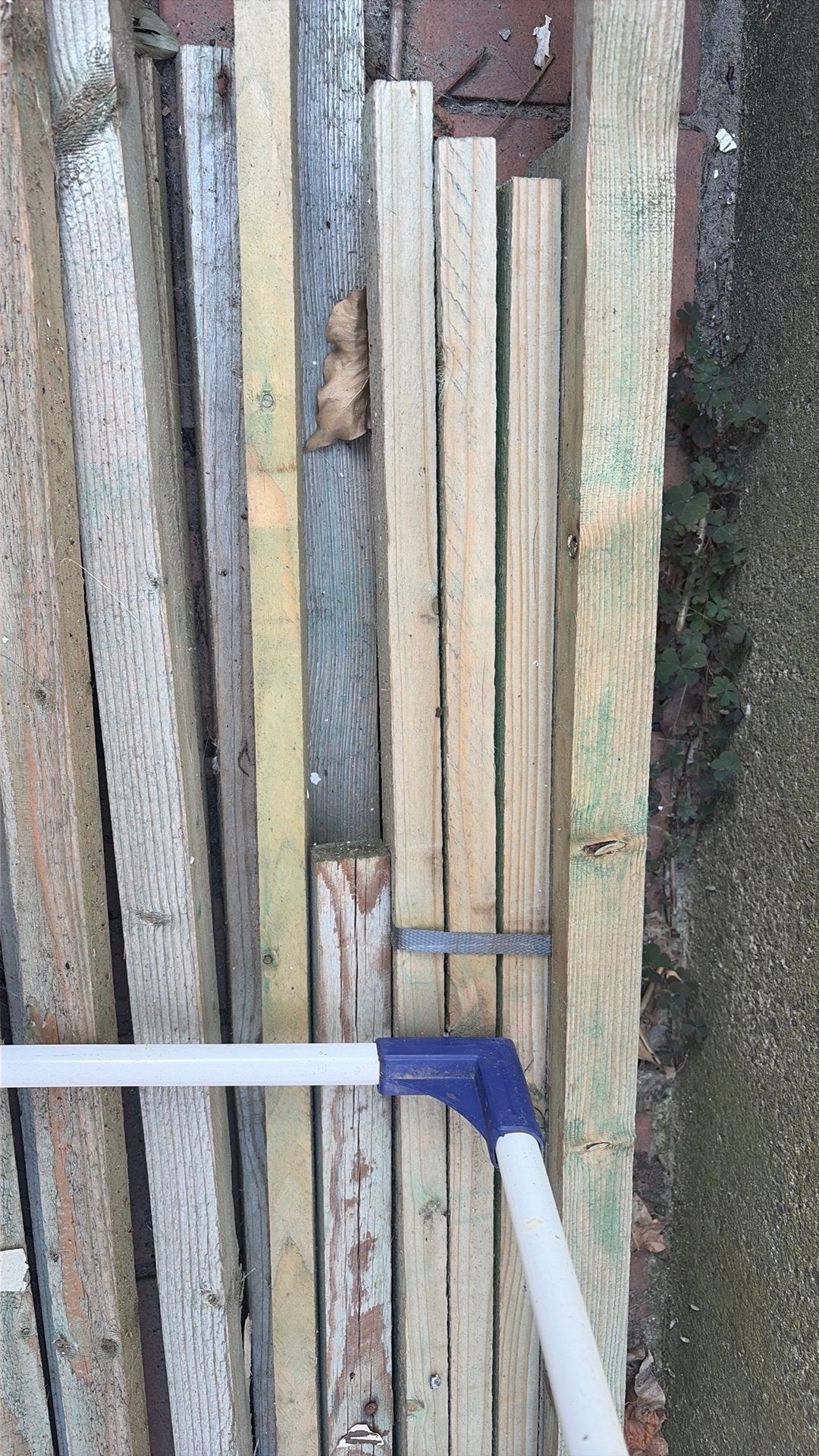 Panlatten en stoflatten, Jardin & Terrasse, Outils à main, Enlèvement, Comme neuf