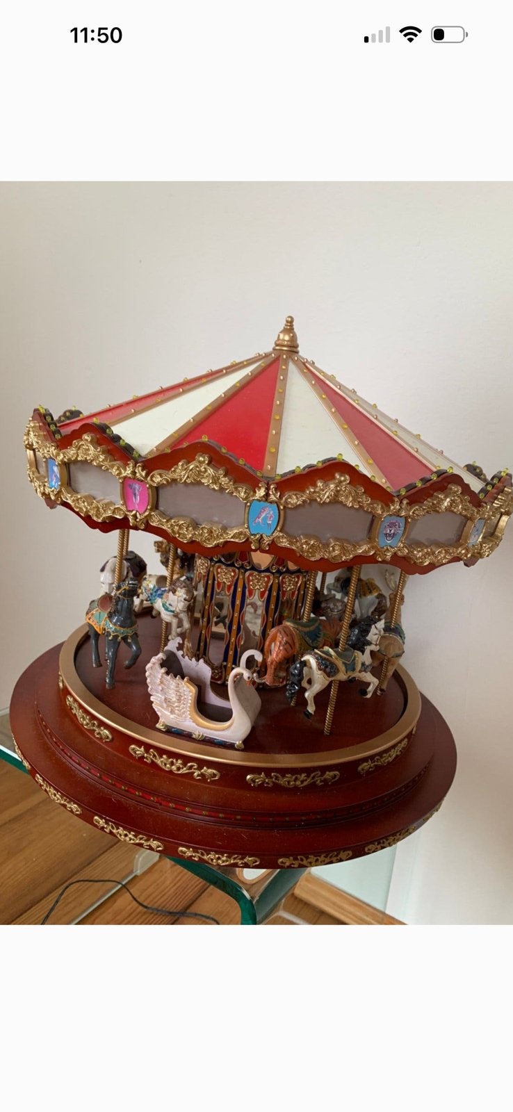 Mr christmas XXL carousel, Ophalen of Verzenden, Zo goed als nieuw