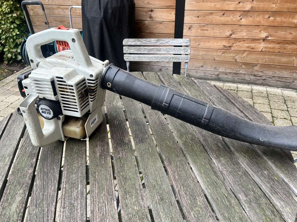 bladblazer, Ophalen, Gebruikt, Handgedragen, Stihl