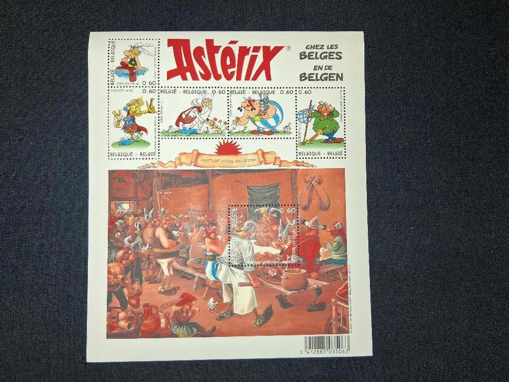 Feuillet Belgique 2005 - Astérix chez les Belges - Neuf, Neuf, Enlèvement ou Envoi, Non oblitéré, Art