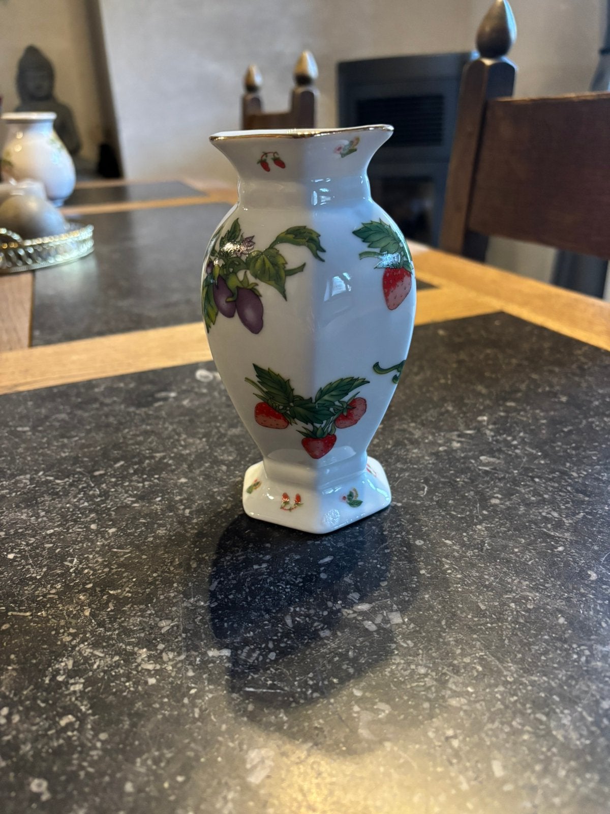 Petit vase vintage avec légumes, Enlèvement ou Envoi