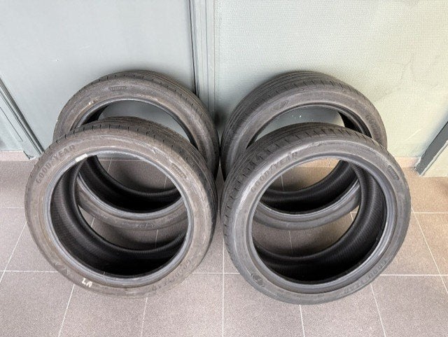 Zomerbanden 225 45 18 Goodyear, Ophalen, 18 inch, Gebruikt, Band(en)