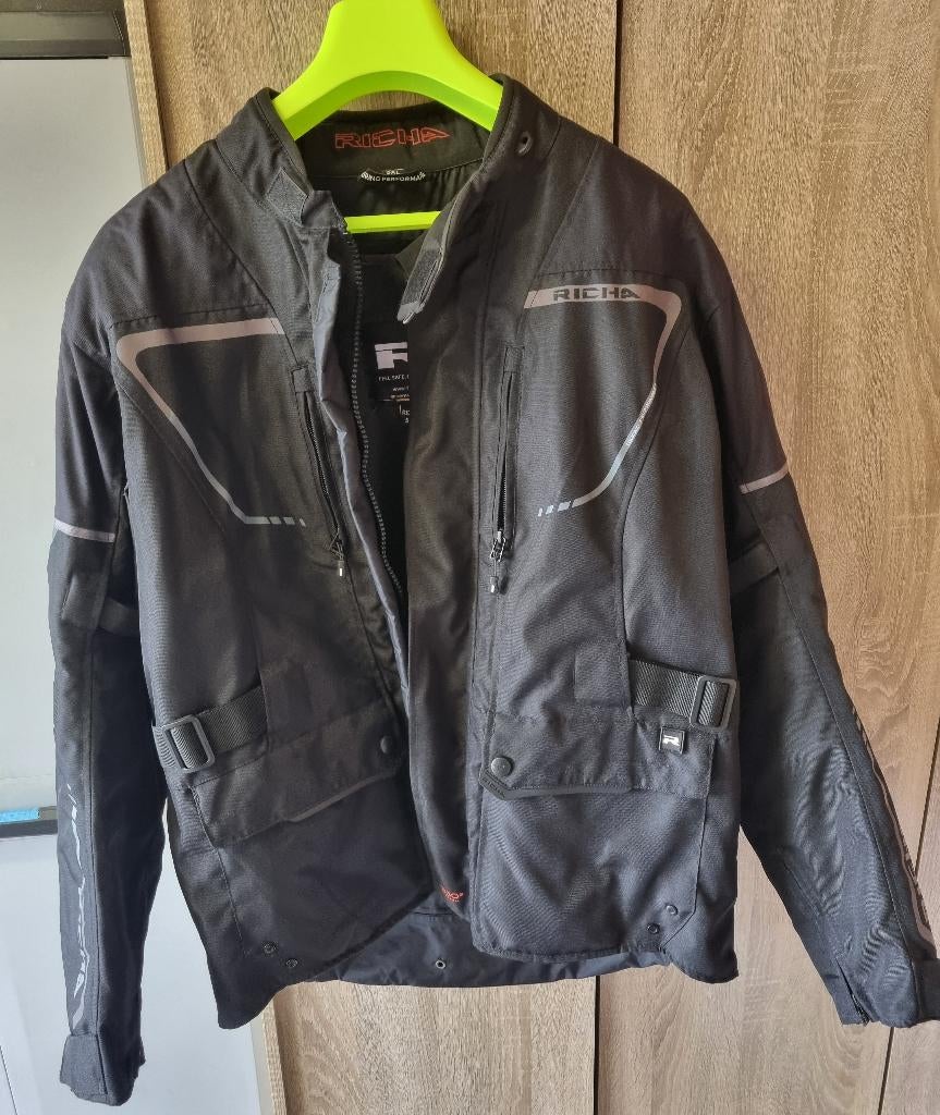 Veste de moto Richa noir 5 Xl, Manteau | tissu, Neuf, avec ticket, Hommes, Richa