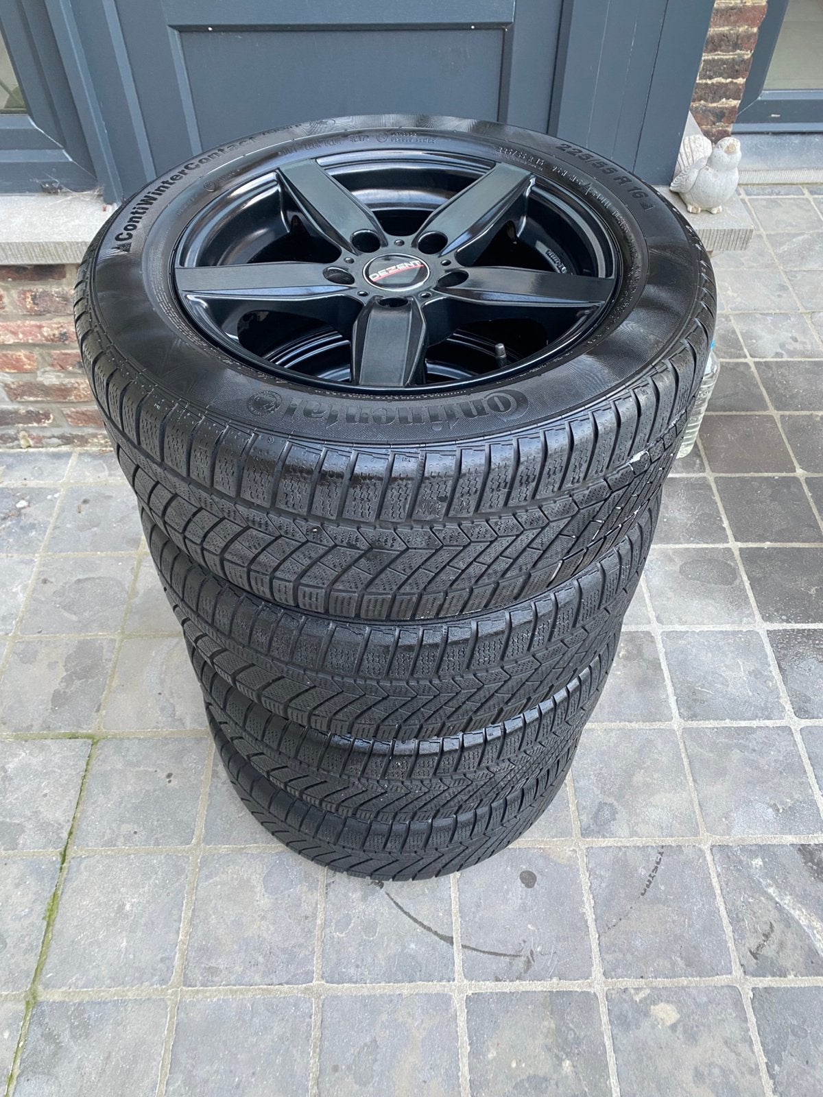 4 Jantes alu BMW 16"+ Pneus hiver Continental 225/55 R16, Pneus hiver, 16 pouces, Véhicule de tourisme, Pneu(s)