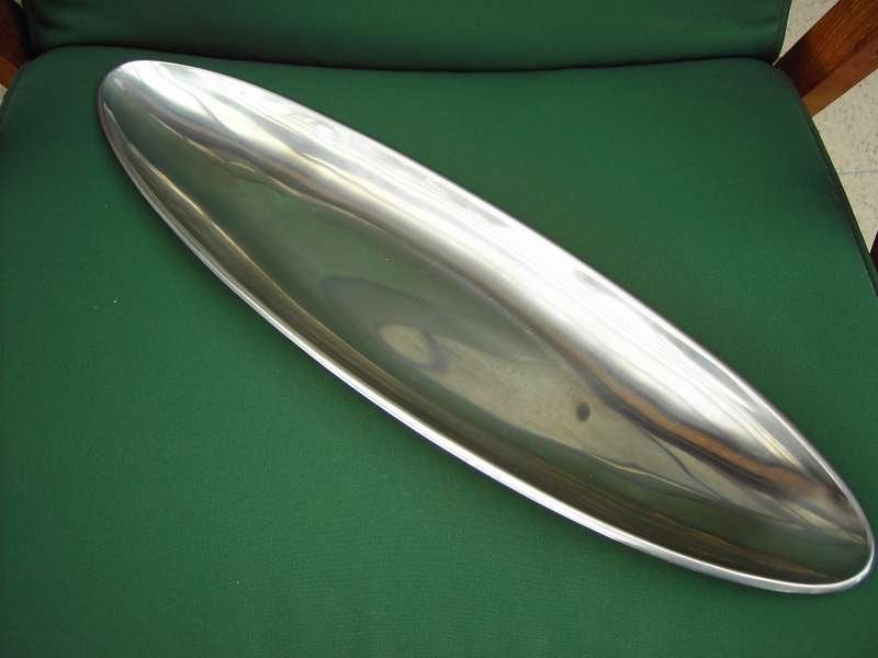 Set van 2 langwerpige inox schotels, Enlèvement ou Envoi