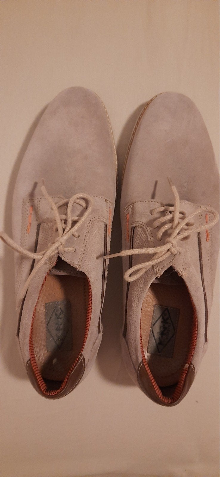 Très belles chaussures en daim, beige, p. 44, Vêtements | Hommes, Enlèvement, Comme neuf, Autres couleurs