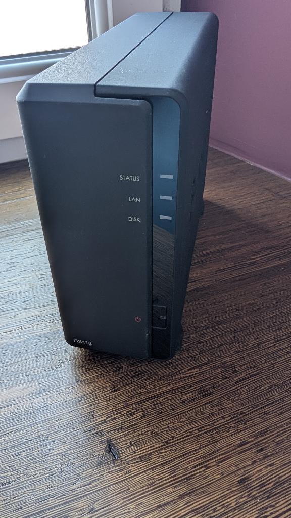 NAS Synology DS118 (1 baie), Ophalen of Verzenden, Refurbished, Overige typen, Synology