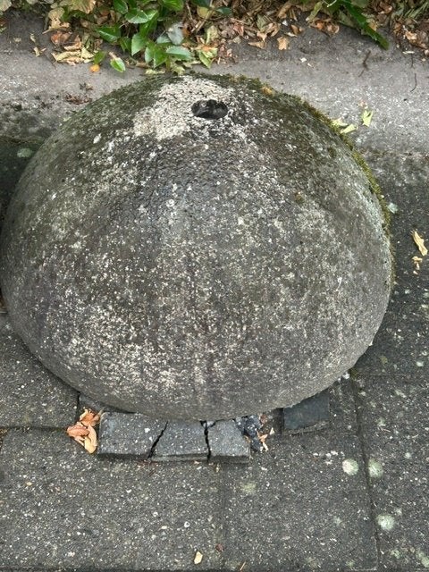 Borrelsteen, Enlèvement, Utilisé, Granit, Ornement d'eau