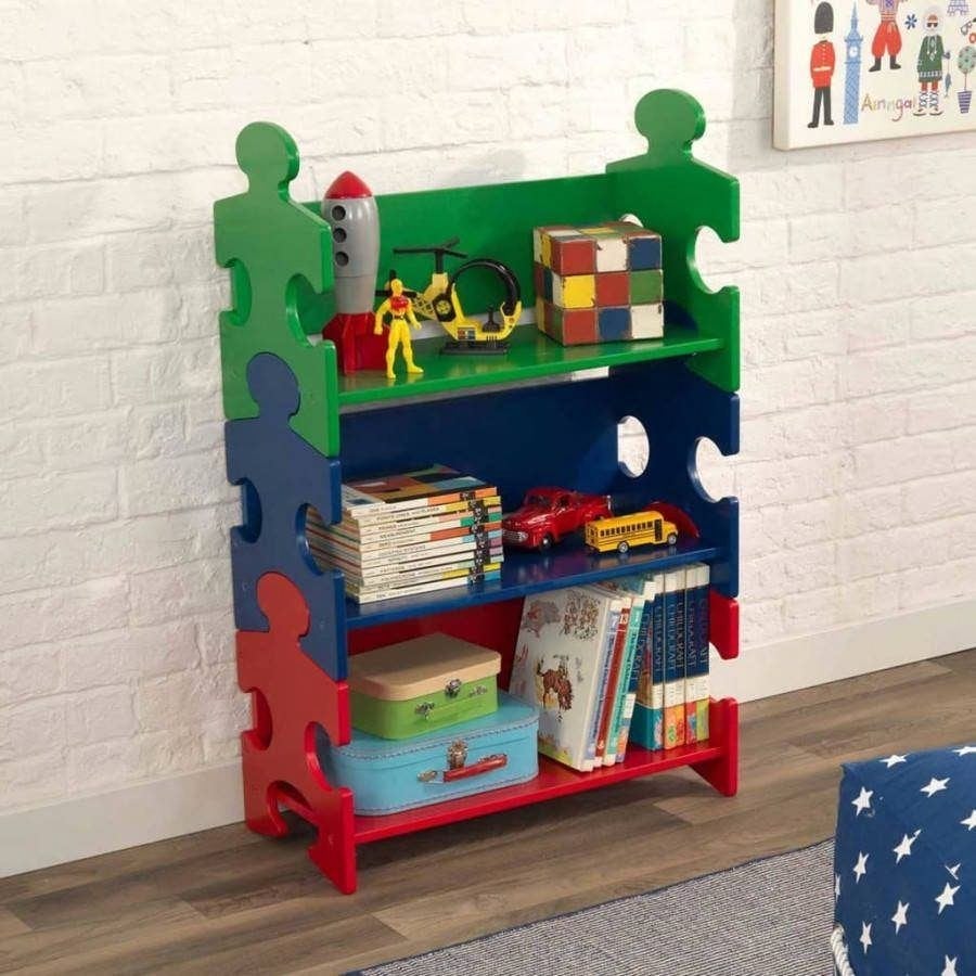 KidKraft Kinder boekenkast puzzel meerkleurig, Kinderen en Baby's, Kinderkamer | Commodes en Kasten, Gebruikt, Minder dan 50 cm